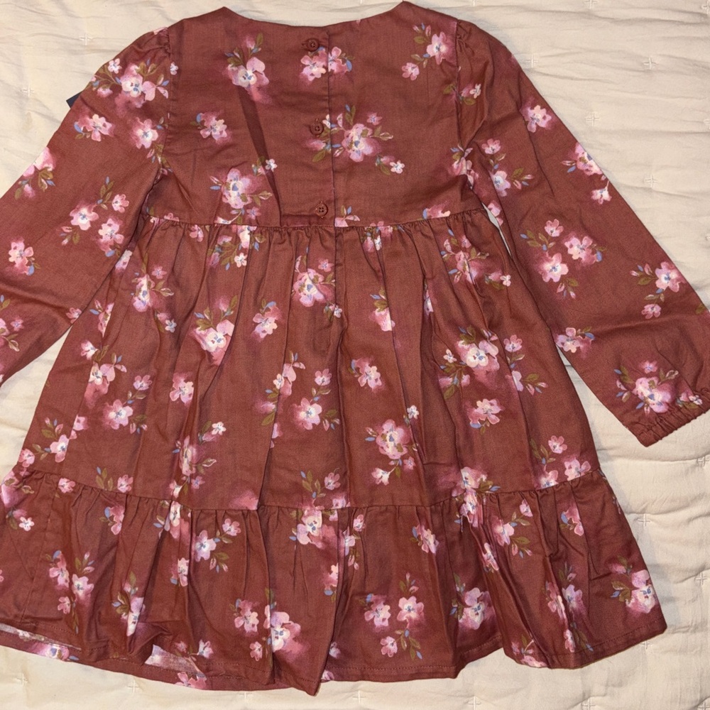 Floral Long Sleeve Dress By Osh Kosh